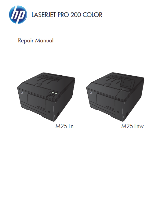HP Color LaserJet M251 Service Repair Manual-1